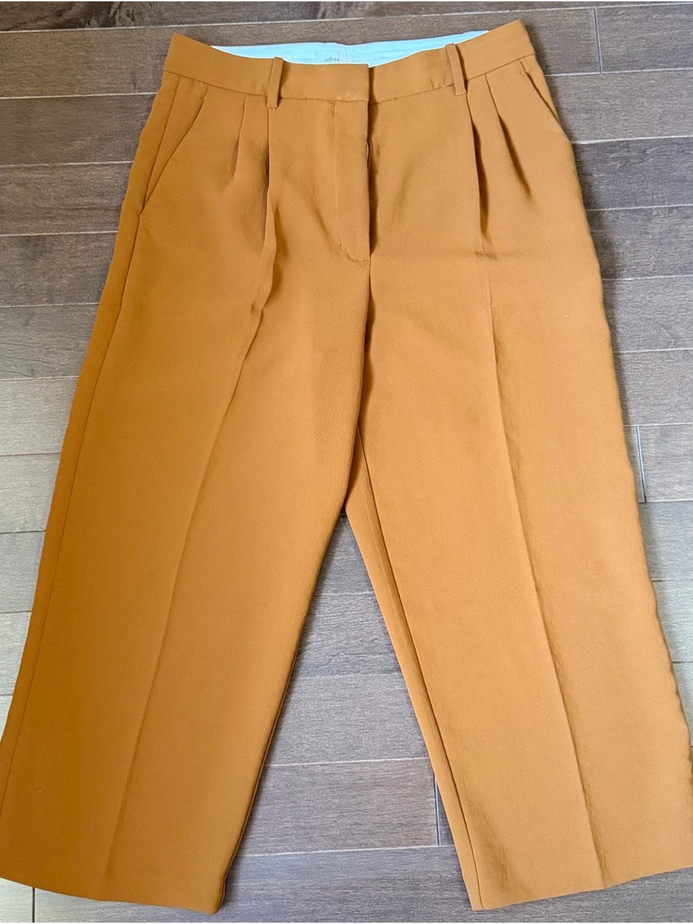 Wilfred Cropped Effortless Pants in Rich Chestnut